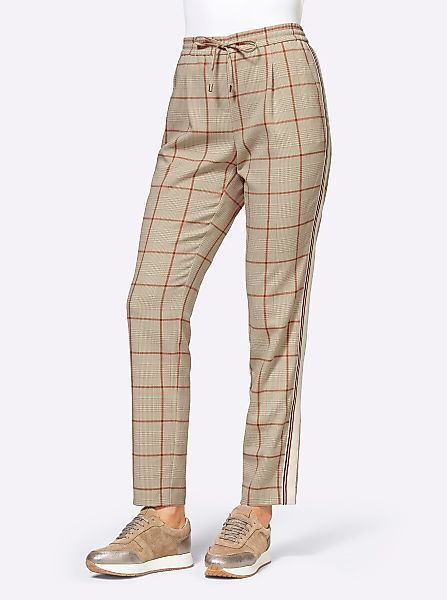 heine Jerseyhose Karohose Innenbeinlänge ca. 74 günstig online kaufen