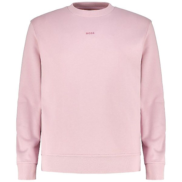 BOSS Sweatshirt aus Baumwolle Farbe altrosa Größe: 5XL günstig online kaufen