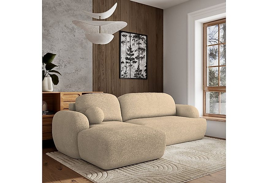 Masseno Ecksofa MODENZA mit Schlaffunktion L-Form, Sofa mit Bettkasten günstig online kaufen