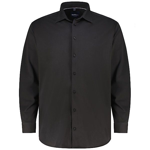 North Freizeithemd aus Stretch-Jersey Farbe schwarz Größe: 3XL günstig online kaufen