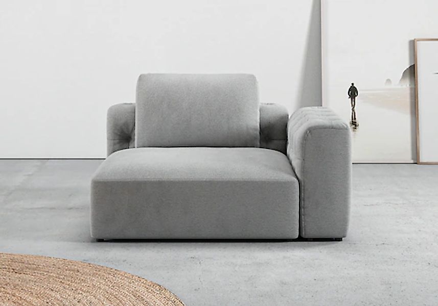 Home affaire 1,5-Sitzer »Cushid« Modul-Eckteil, auch einzeln stellbar, Brei günstig online kaufen