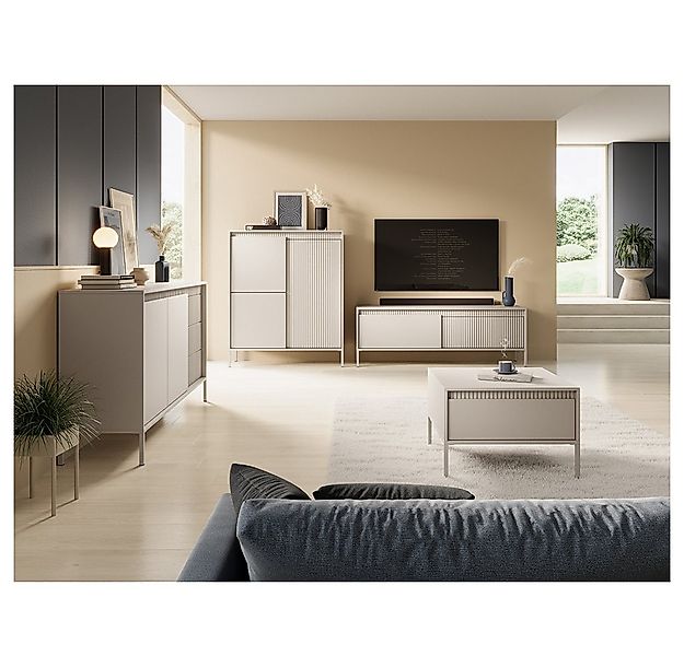 Lomadox Wohnzimmer-Set STERZING-167, (Mega-Spar-Set, 4-St., Kommoden TV-Low günstig online kaufen
