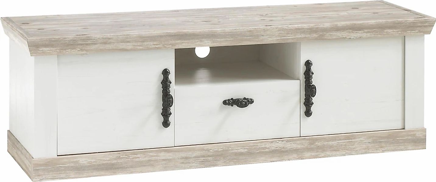Home affaire Lowboard "FlorenzTV-Board, TV-Schrank", im romantischen Landha günstig online kaufen