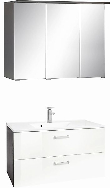 welltime Badmöbel-Set "Ravenna" 2 Stk. tlg. mit Soft-Close Funktion günstig online kaufen