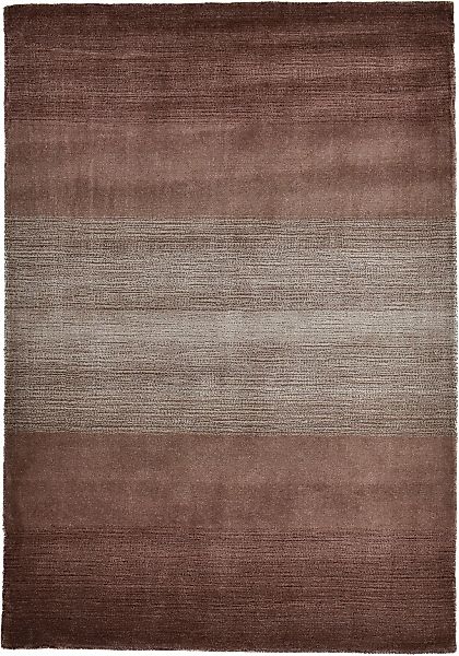 my home Wollteppich "Violetta" rechteckig 14 mm Höhe reine Wolle, handgeweb günstig online kaufen