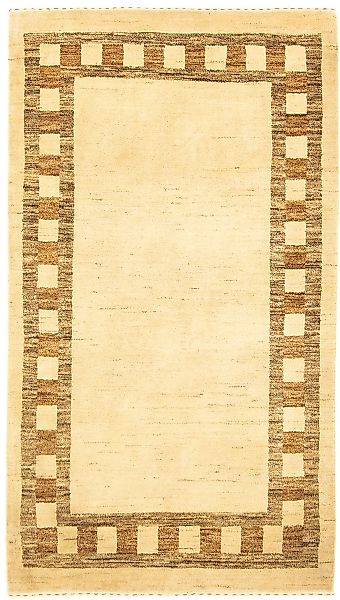 morgenland Wollteppich »Gabbeh - Indus - 170 x 98 cm - beige«, rechteckig günstig online kaufen