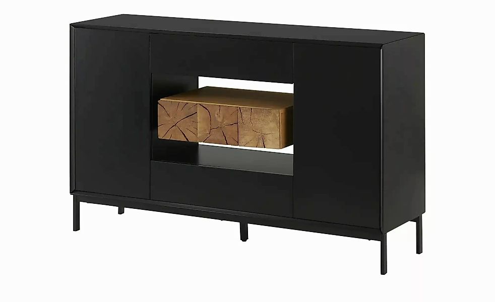 Sideboard  Schiava ¦ schwarz ¦ Maße (cm): B: 140 H: 85 T: 40.0 Kommoden & S günstig online kaufen