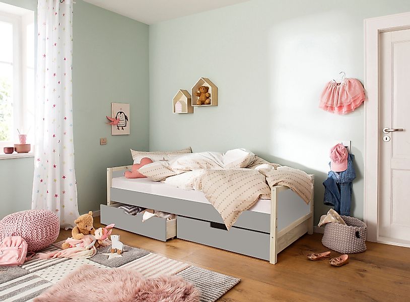 Lüttenhütt Bettschubkasten "Janne", 2er Set, Kiefernholz und MDF, Breite je günstig online kaufen