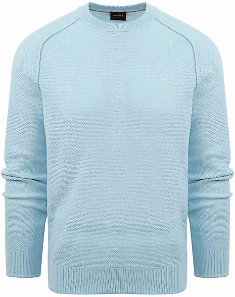 BOSS Pullover Apok Hellblau - Größe XL günstig online kaufen