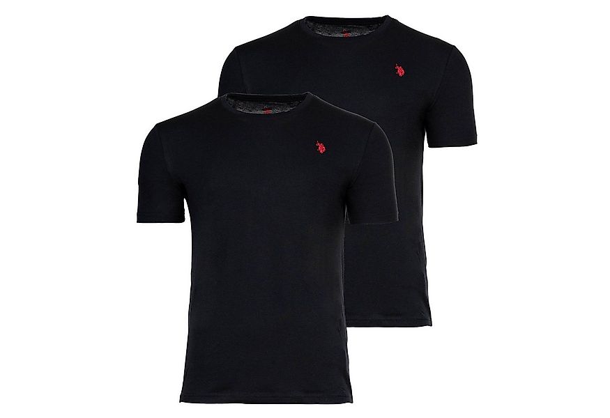 U.S. Polo Assn. T-Shirt Herren T-Shirt 2er Pack Baumwolle (Packung, 2er Pac günstig online kaufen