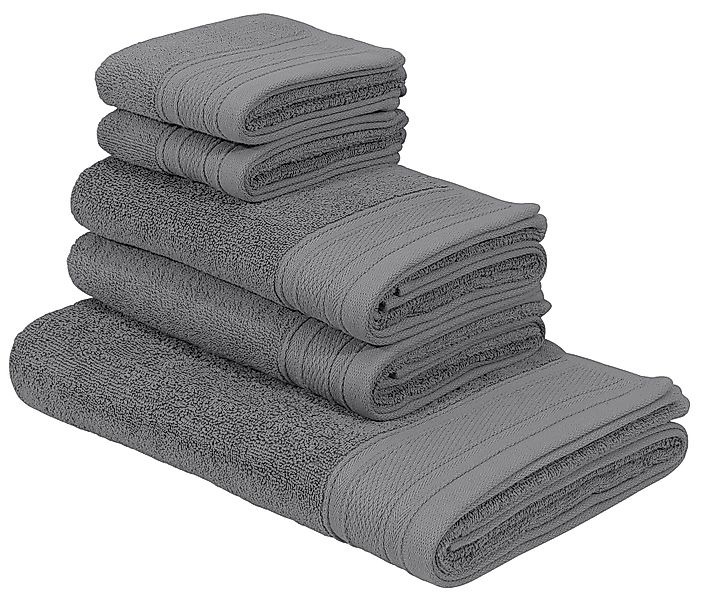 Bruno Banani Handtuch Set "Robby, Premium Handtücher, 500 gr/m², 100% Baumw günstig online kaufen