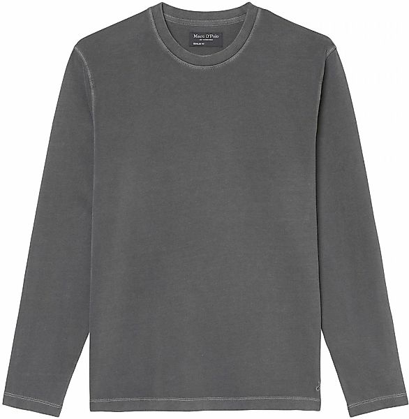 Marc OPolo "T-shirt, long sleeve, crew neck, embroidery" günstig online kaufen