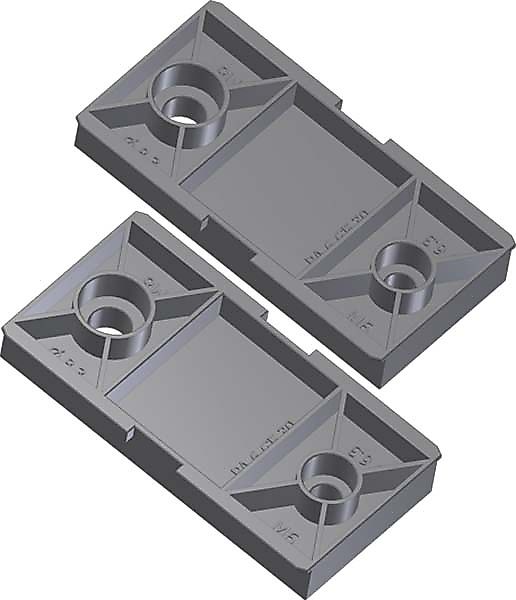 Bachmann Steckdosenleiste Kunststoffhalterset 509.000 günstig online kaufen