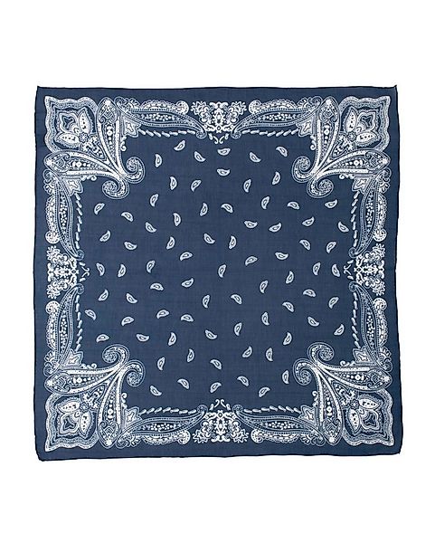 MayTree Seidentuch Bandana Baumwolle und Seide quadratisch 65x65cm, dunkelb günstig online kaufen