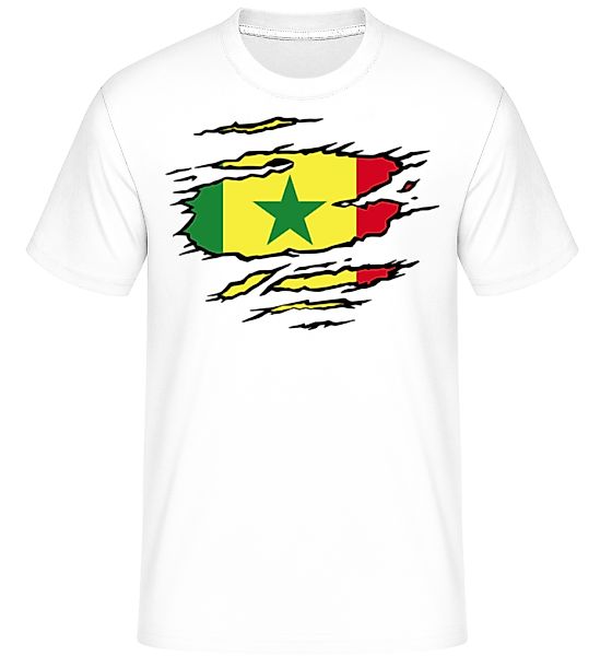 Zerrissene Fahne Senegal · Shirtinator Männer T-Shirt günstig online kaufen