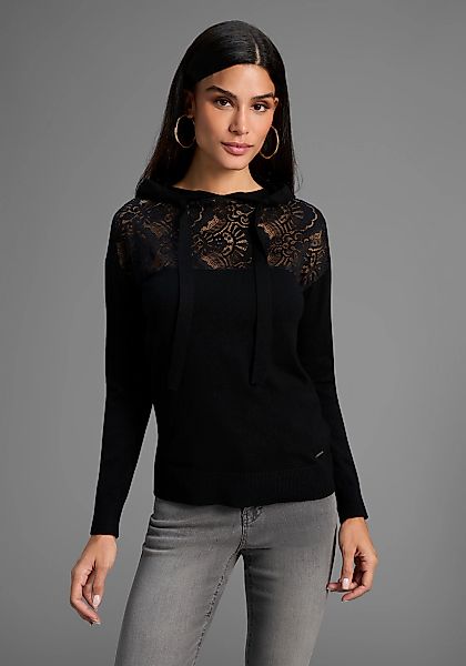 Laura Scott Kapuzenpullover, mit Spitze - NEUE KOLLEKTION günstig online kaufen