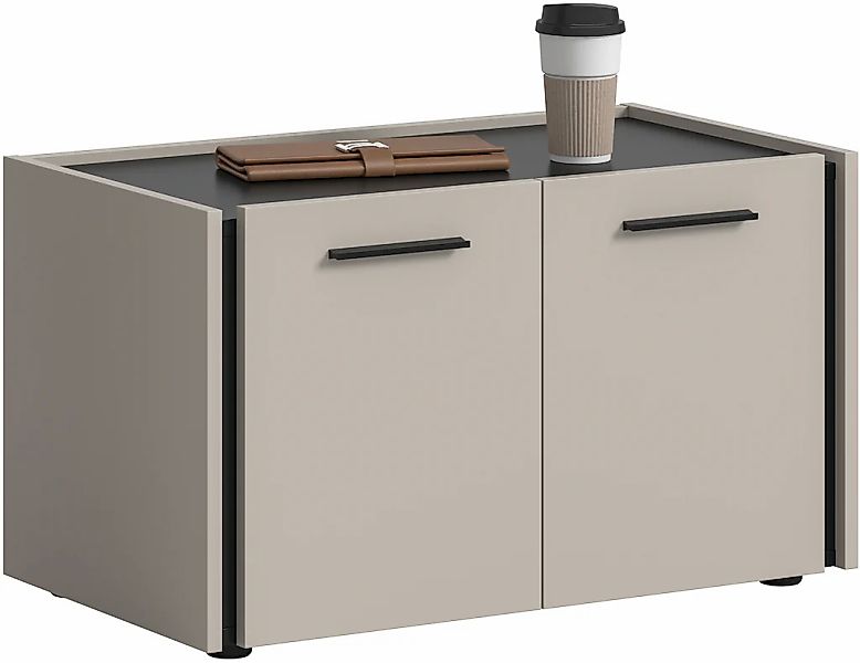 Home affaire Sitzbank "RAK, Breite 75 xm, 2 Türen, 2 Einlegeböden, 4 Fächer günstig online kaufen