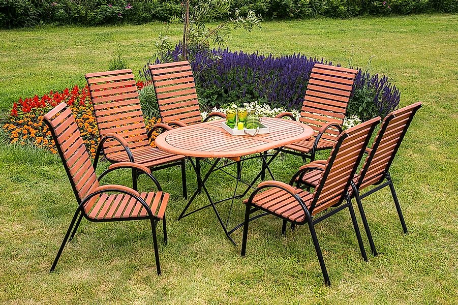 MERXX Gartentisch SCHLOSSGARTEN (1-St), Klapptisch, oval günstig online kaufen
