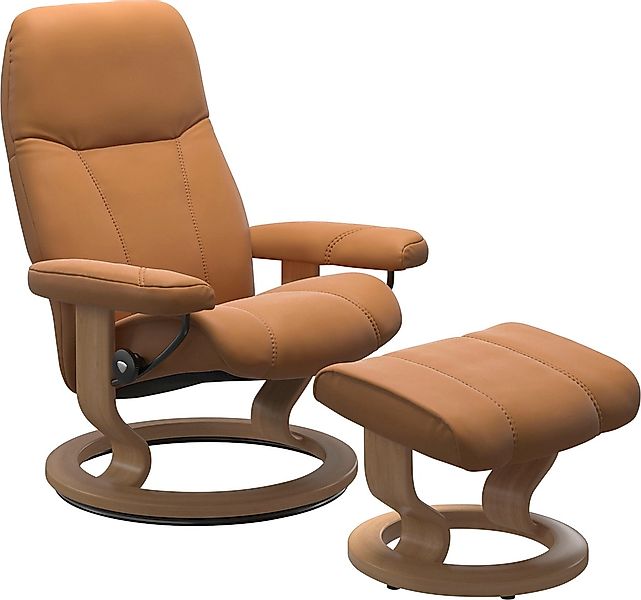 Stressless Relaxsessel "Consul", (Set, Relaxsessel mit Hocker), mit Hocker, günstig online kaufen