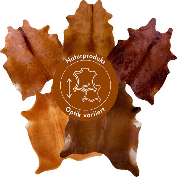 LUXOR living Fellteppich "Rinderfell" fellförmig 2 mm Höhe echtes Rinderfel günstig online kaufen