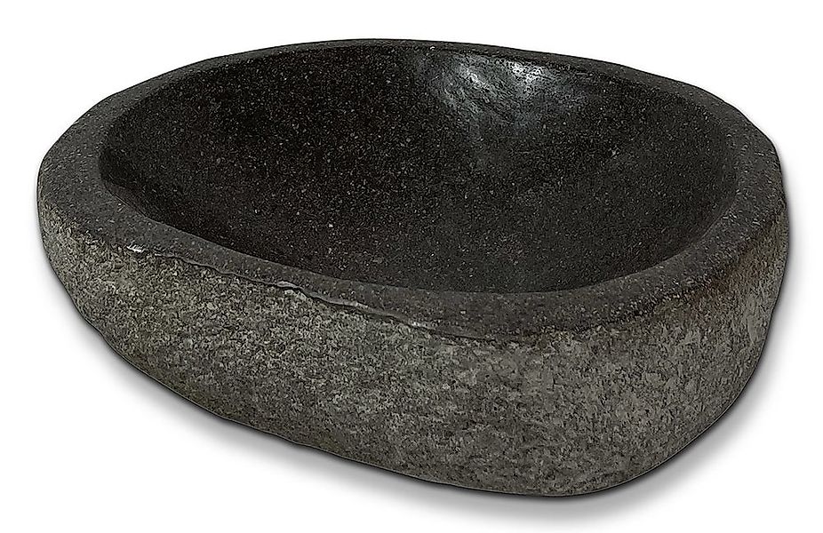Naturstein Schale Flussstein Steinschale Dekoschale Vogeltränke Garten 20-2 günstig online kaufen