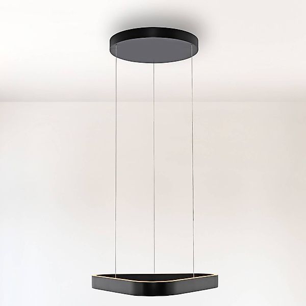 Paul Neuhaus LED-Pendelleuchte Q-Stretto, schwarz, 60cm günstig online kaufen