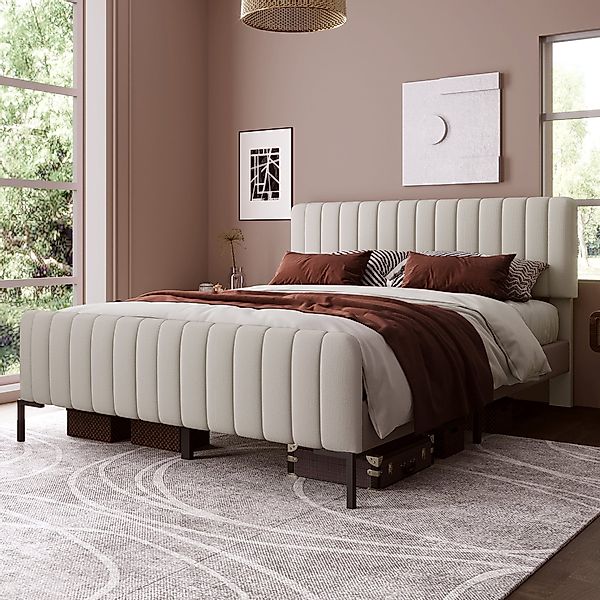 HAUSS SPOLE Polsterbett Doppelbett Holzbett Polsterbett günstig online kaufen