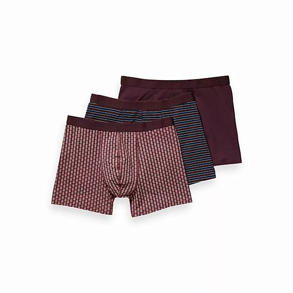 SCOTCH&SODA Herren Boxer-Shorts, 3er Pack - Long Shorts, Cotton Stretch Bor günstig online kaufen