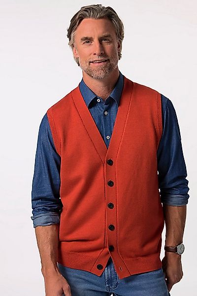 Boston Park Steppweste Strickweste V-Ausschnitt günstig online kaufen