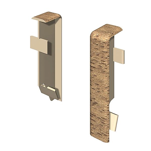 EGGER Sockelleisten-Zwischenstücke Eiche natur, L: 1.6 cm, H: 5.9 cm, 2-St. günstig online kaufen