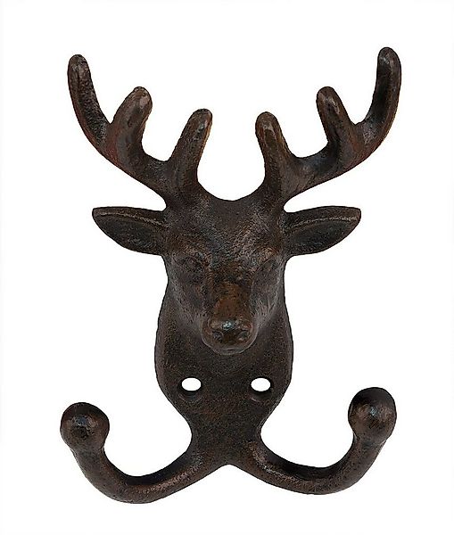 BigDean Dekogeweih Wandhaken Hirsch Haken Gusseisen Garderobenhaken Werkzeu günstig online kaufen