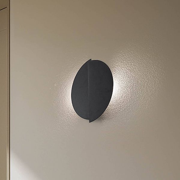 Wandleuchte Form 9, 28 cm x 32 cm, schwarz günstig online kaufen