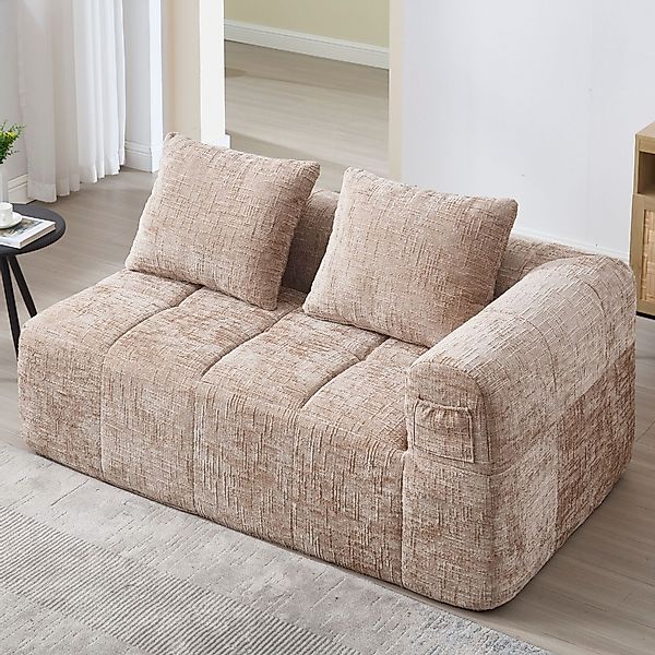 LVHOM Ecksofa Modulares Chaiselongue-Sofa-Set(Polsterliege+Doppelsofa), sep günstig online kaufen