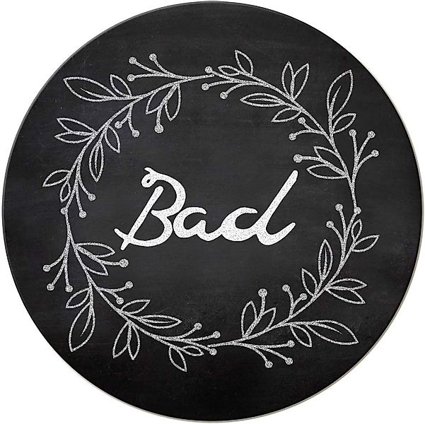 Logbuch-Verlag Dekofigur Badezimmer Türschild schwarz „Bad“ günstig online kaufen