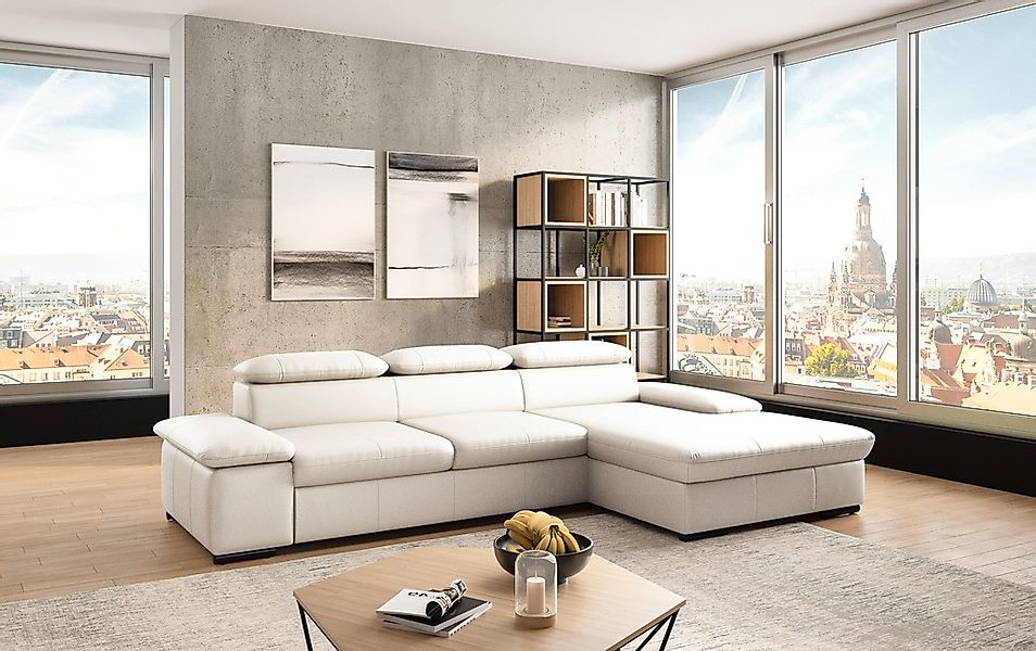 sit&more Ecksofa »Alcudia L-Form« wahlweise mit Bettfunktion günstig online kaufen