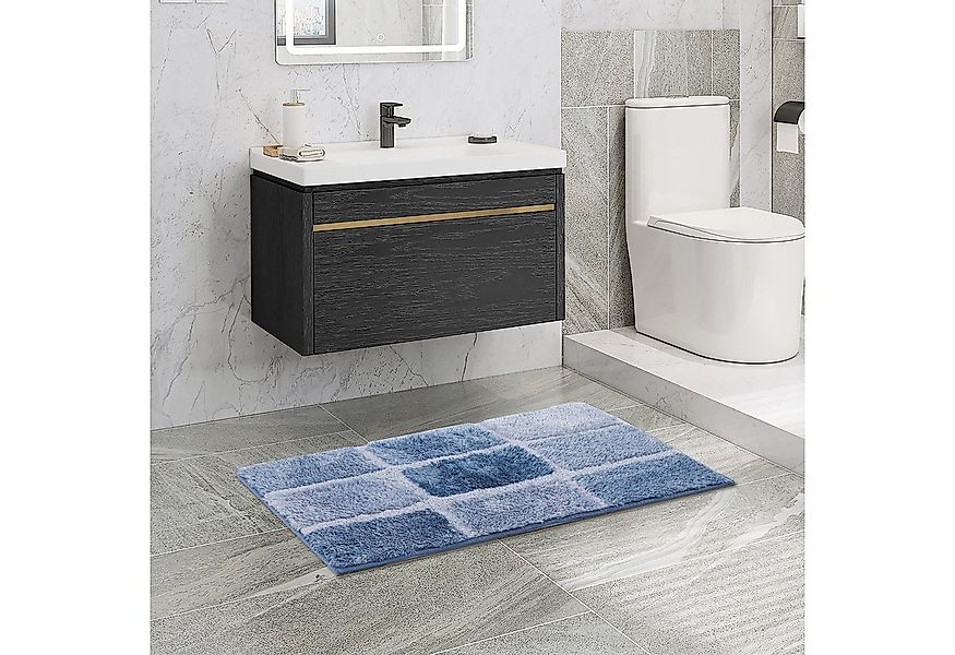 Simurq Badematte Rutschfest und Waschbar - Weicher Badteppich mit Hoher Sau günstig online kaufen