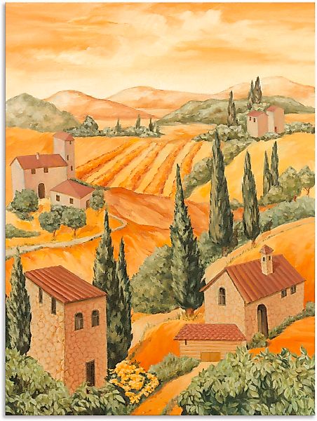 Artland Wandbild "Italien Toscana", Europa, (1 St.), als Alubild, Outdoorbi günstig online kaufen