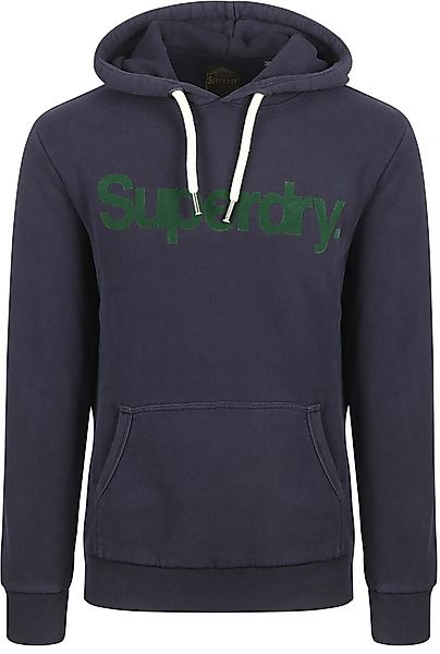 Superdry Hoodie Classic Core Navy - Größe XXL günstig online kaufen