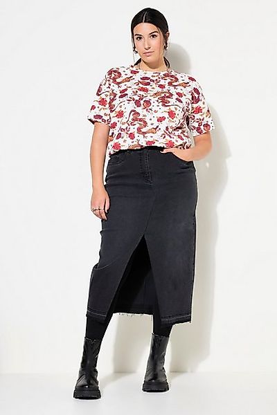 Studio Untold Jeansrock Jeansrock A-Line 5-Pocket Schlitz vorne günstig online kaufen