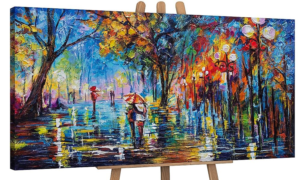 YS-Art Gemälde Herbstliche Allee, Menschen, Paar günstig online kaufen