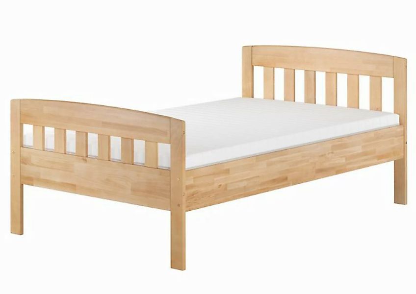 ERST-HOLZ Bett Seniorenbett Einzelbett Gästebett Buche massiv 120x200 Zeitl günstig online kaufen