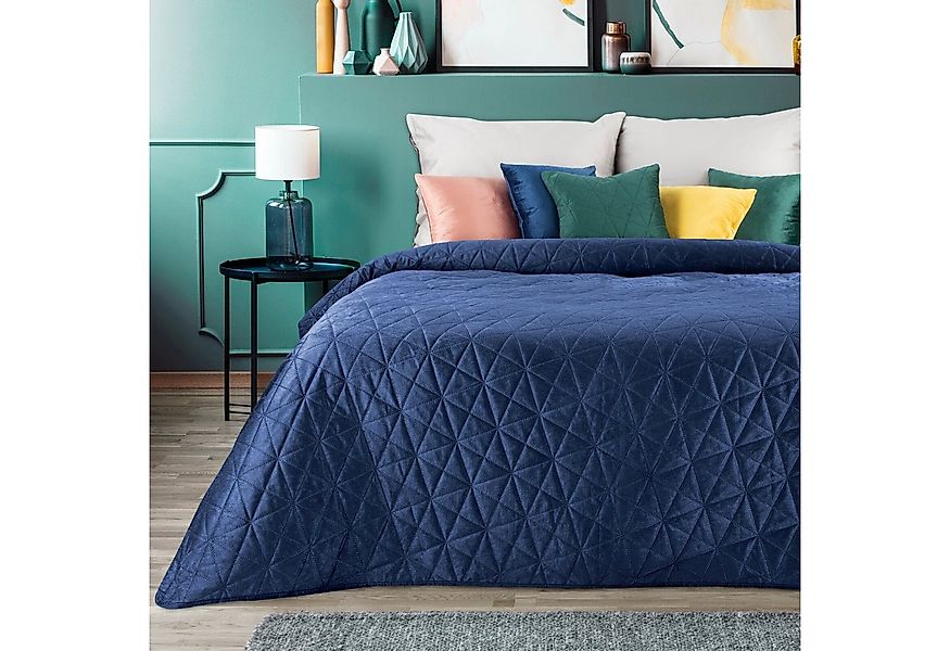 Eurofirany Tagesdecke Tagesdecke LUIZ5 1, Weicher Velours, In vielen Farben günstig online kaufen