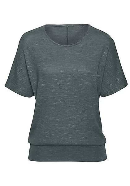 Vivance Kurzarmshirt "mit breitem Bund", aus weichem Viskose-Feinstrick günstig online kaufen