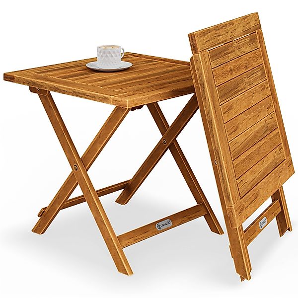 Casaria Klapptisch Akazie (1-St), Tisch aus günstig online kaufen