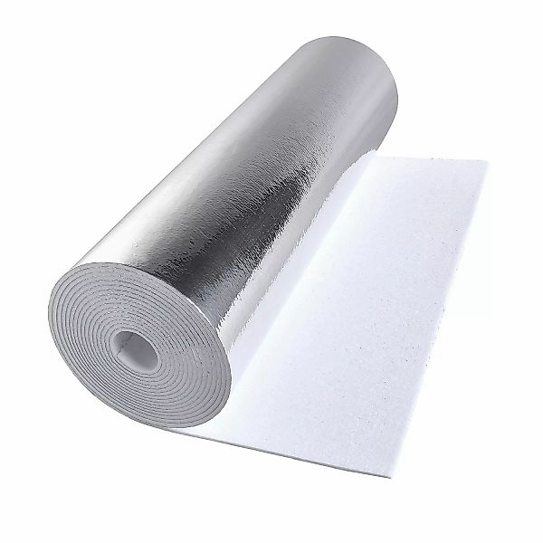 Dämmtapete EPS alubeschichtet 5 m x 0,5 m Stärke 4 mm günstig online kaufen