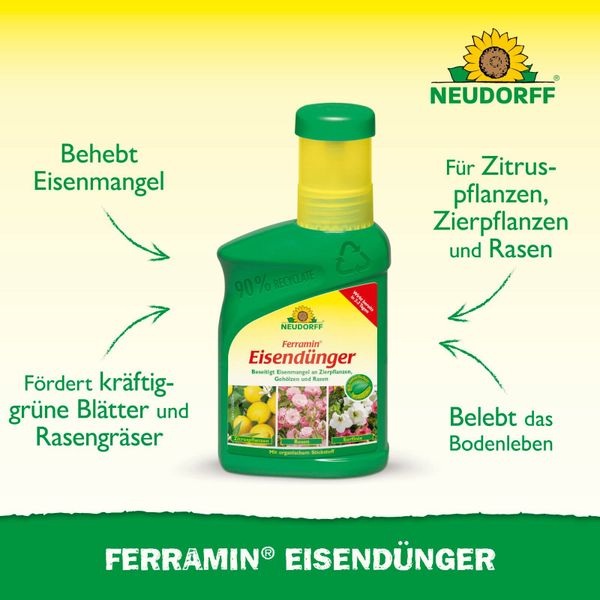 Neudorff Pflanzenstärkungsmittel Ferramin Eisendünger 250 ml günstig online kaufen
