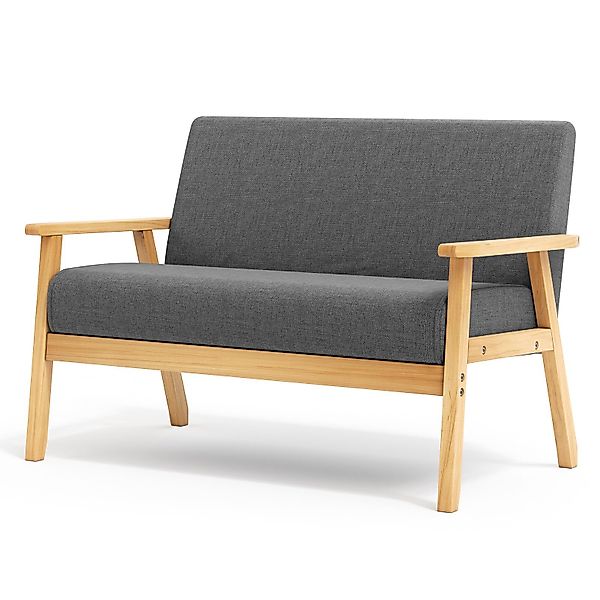ToteBox Loungesessel 2 Sitzer Leinenstoff Sofa günstig online kaufen