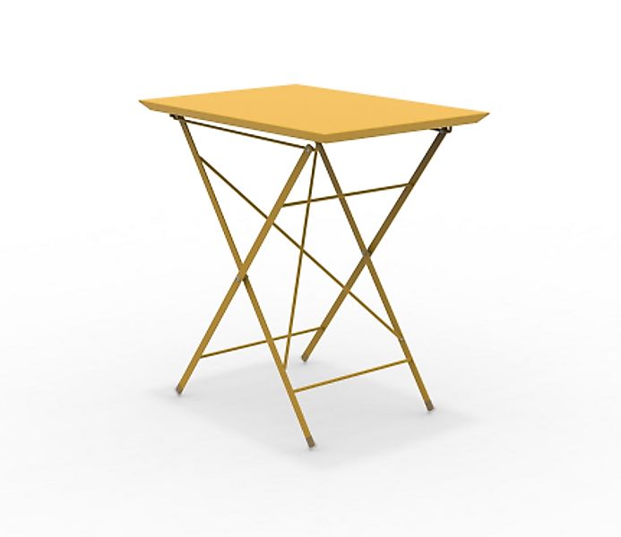 STEP - Faltbarer Gartentisch 70x50 cm curry günstig online kaufen