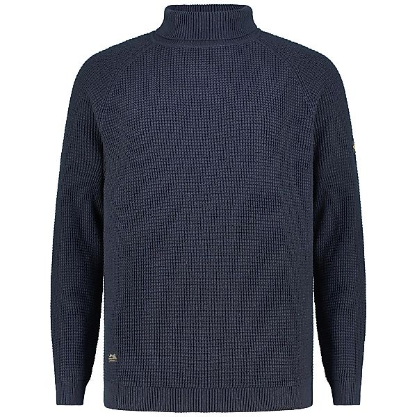 camel active Strickpullover mit Rollkragen Farbe dunkelblau Größe: 6XL günstig online kaufen