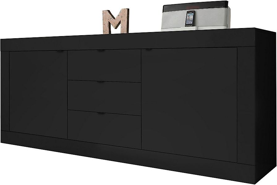 INOSIGN Sideboard Basic Breite 210 cm, Kommode 2 Türen, 3 Schubkästen, Anri günstig online kaufen